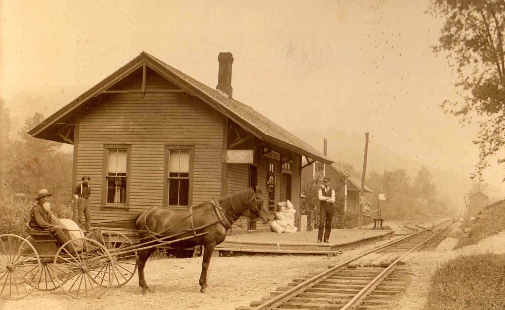 Newfane Depot c1885