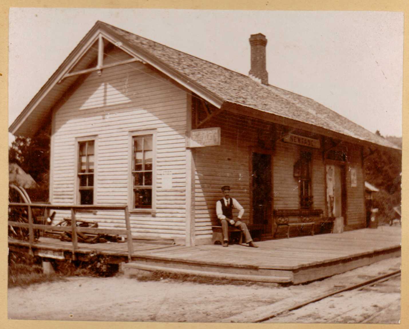 Newfane Depot c.1885 Another View